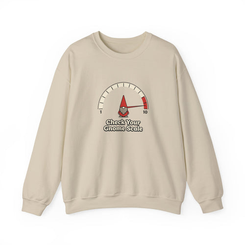 Check Your Gnome Scale Crewneck