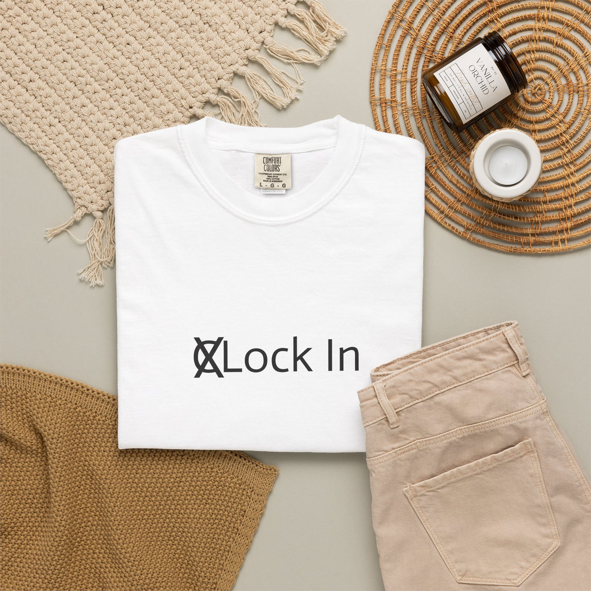 Lock in T shirt