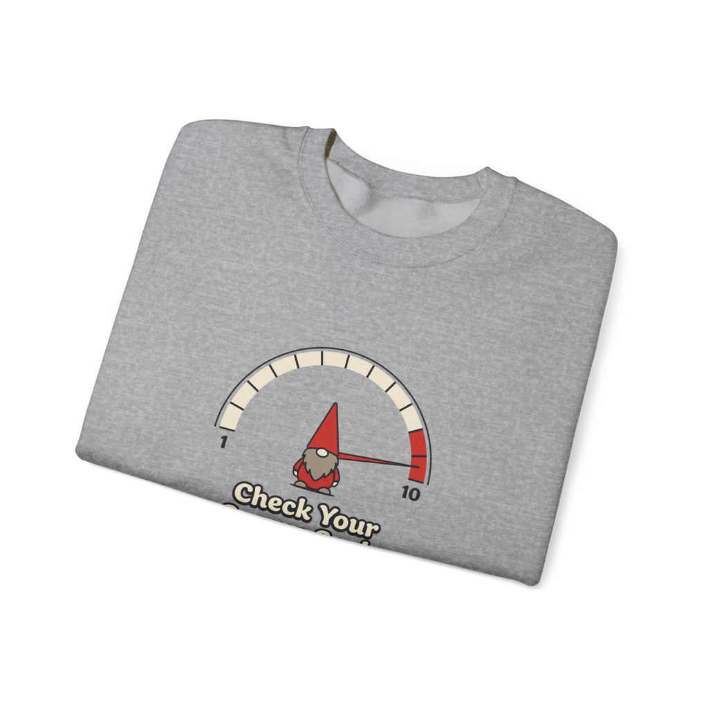 Check Your Gnome Scale Crewneck